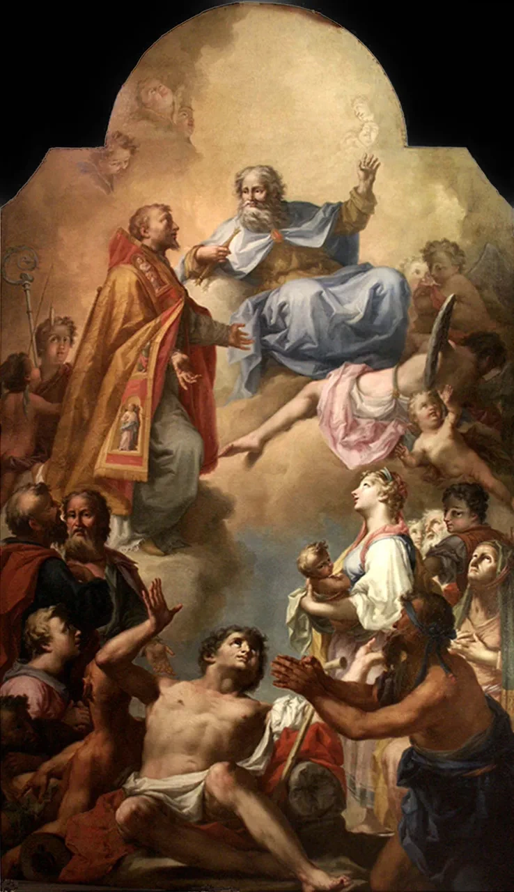 San Zeno intercede presso Dio Padre - Rivarolo del Re ed Uniti (CR)